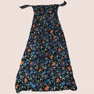 🖤🌺 Vintage Forever 21 Floral Maxi Dress – Romantic & Rare